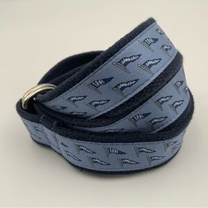 Vineyard Vines Blue 1881 DANAHALL Blue Loop Belt. Size Large.
